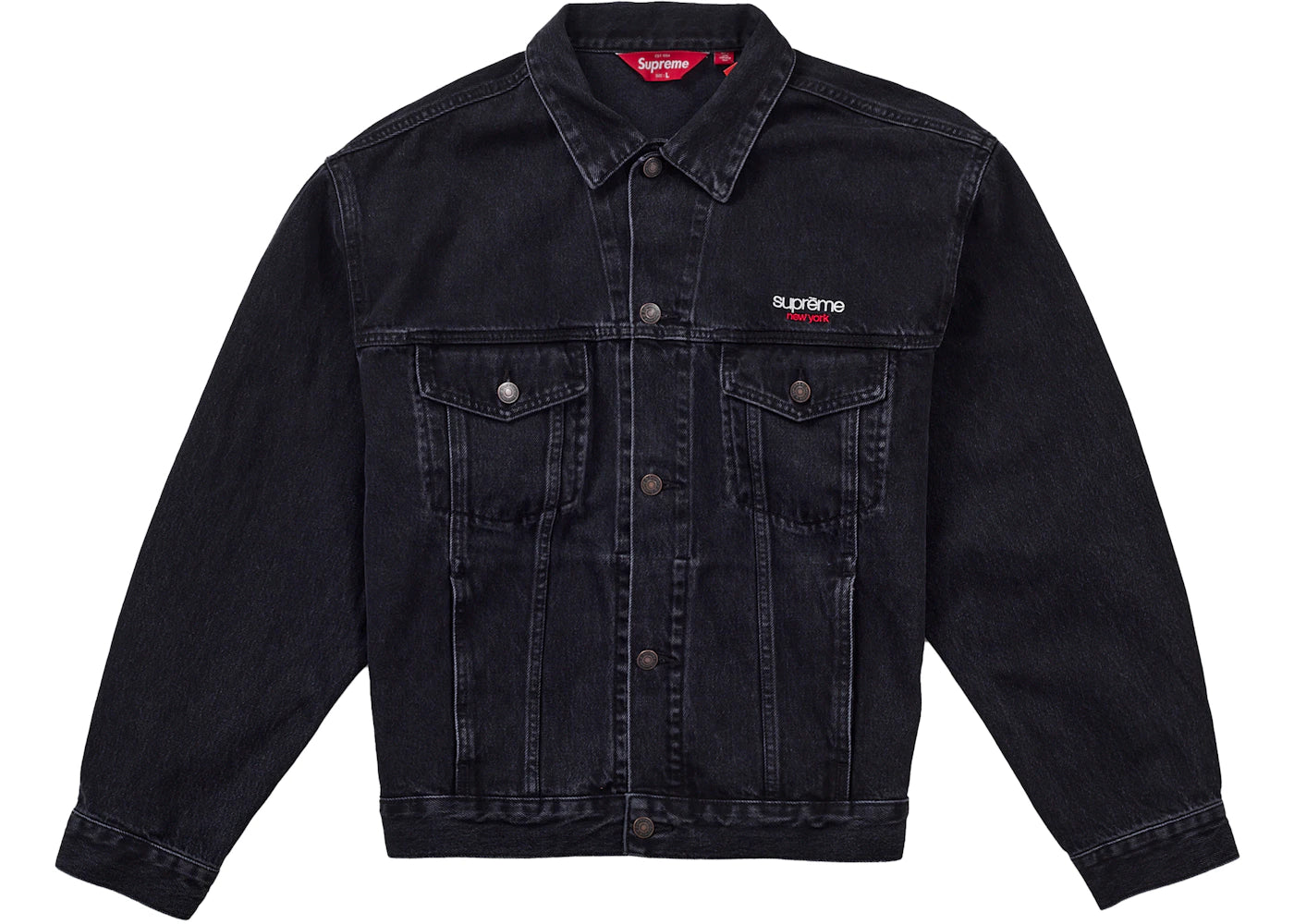 Supreme Denim Trucker Jacket (SS26) Black - vue secondaire A