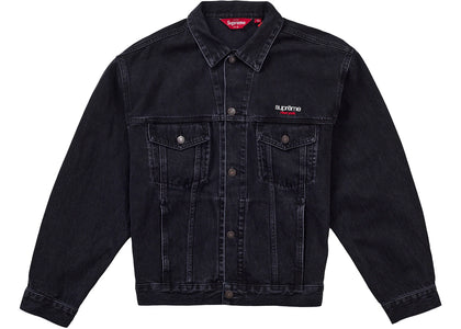 Supreme Denim Trucker Jacket (SS26) Black - apparel view 2