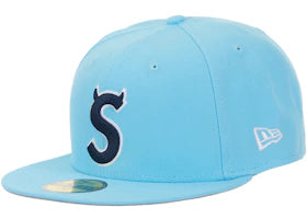 Supreme Devil S Logo New Era 59Fifty Cap (SS26) Light Blue