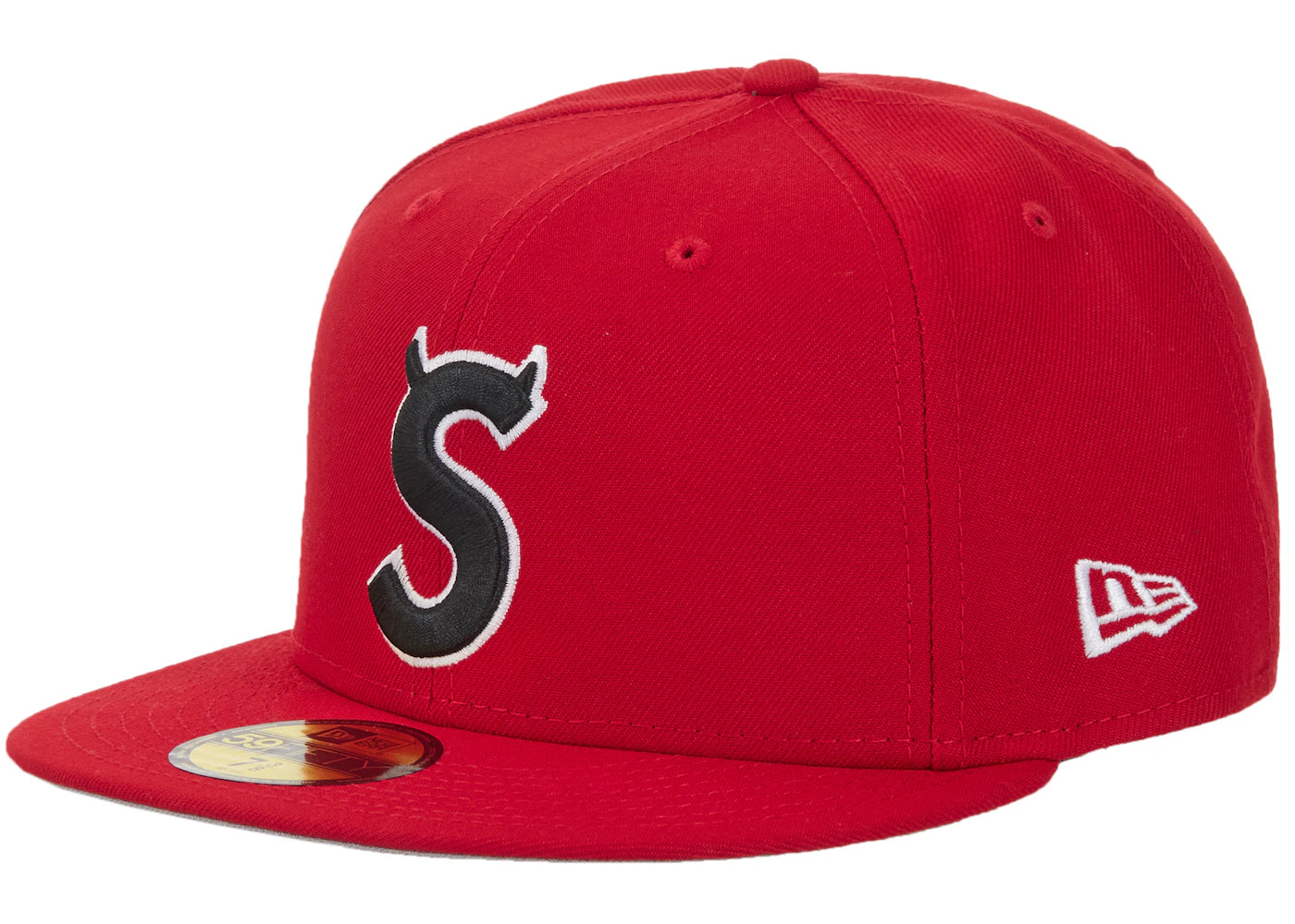 Supreme Devil S Logo New Era 59Fifty Cap (SS26) Red - vue 360