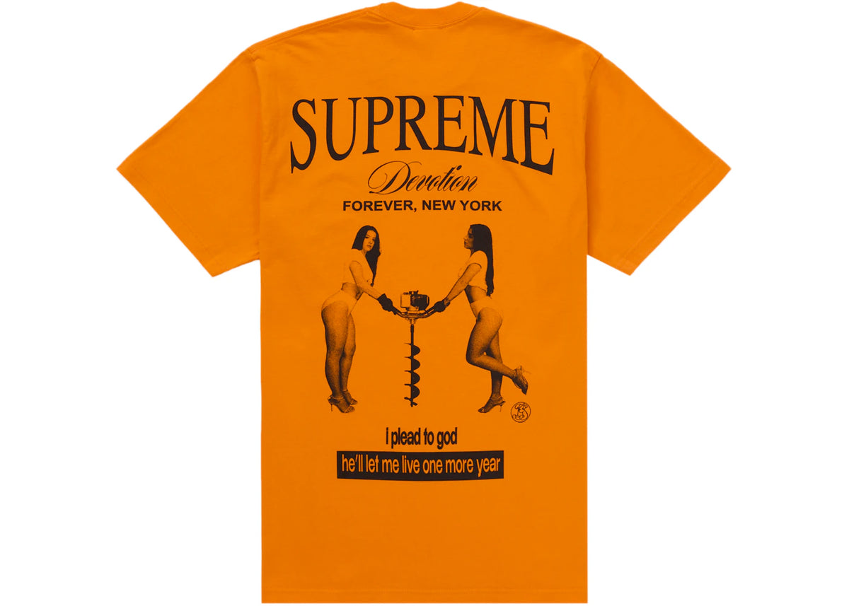 Supreme Devotion Tee Orange - vue secondaire A