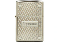 Supreme Diamond Plate Zippo Metal