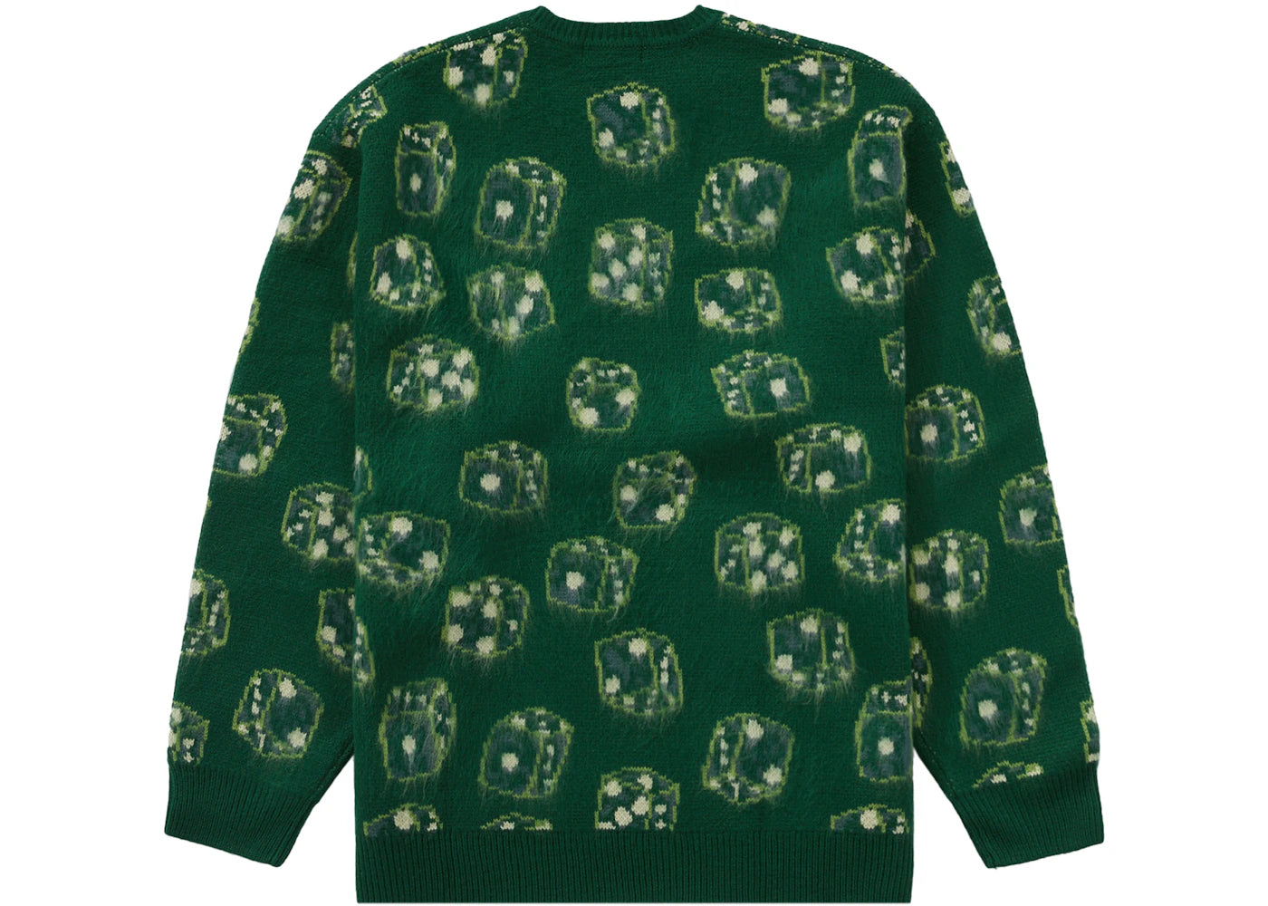 Supreme Dice Sweater Green - vue secondaire B