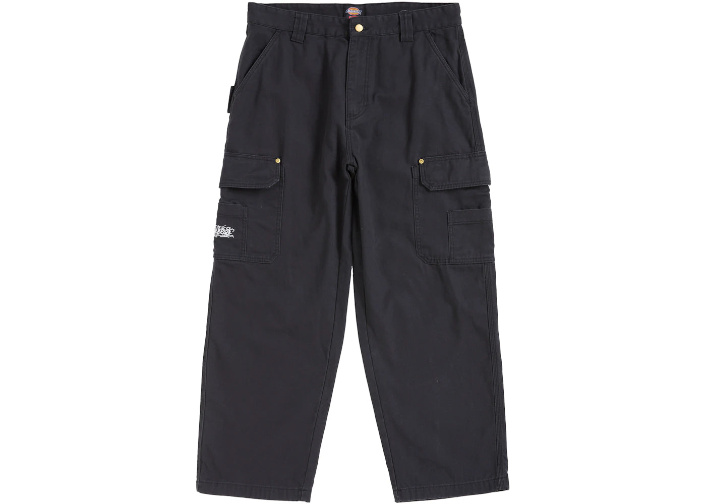 Supreme Dickies Flannel Lined Cargo Pant Black - vue secondaire A
