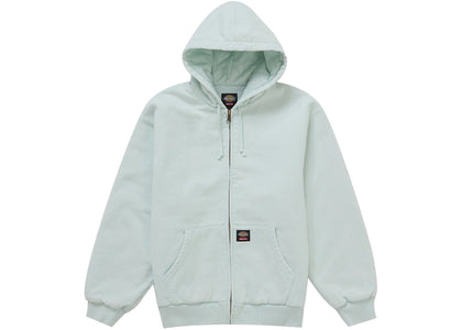 Supreme Dickies Quilted Lined Zip Up Hooded Sweatshirt (FW25) Light Blue sneakers - authentic Supreme shoes