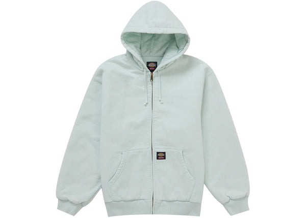 Supreme Dickies Quilted Lined Zip Up Hooded Sweatshirt (FW25) Light Blue sneakers - authentic Supreme shoes