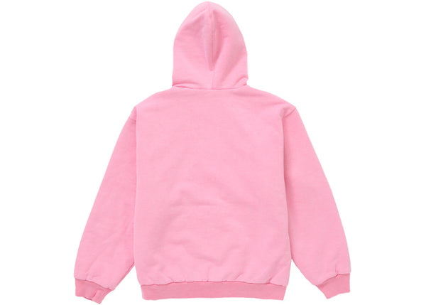 Supreme Dickies Quilted Lined Zip Up Hooded Sweatshirt Pink
