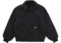 Supreme Dickies Reversible Quilted Faux Fur Work Jacket Black