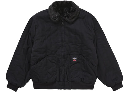 Supreme Dickies Reversible Quilted Faux Fur Work Jacket Black sneakers - authentic Supreme shoes