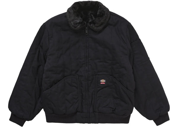 Supreme Dickies Reversible Quilted Faux Fur Work Jacket Black sneakers - authentic Supreme shoes
