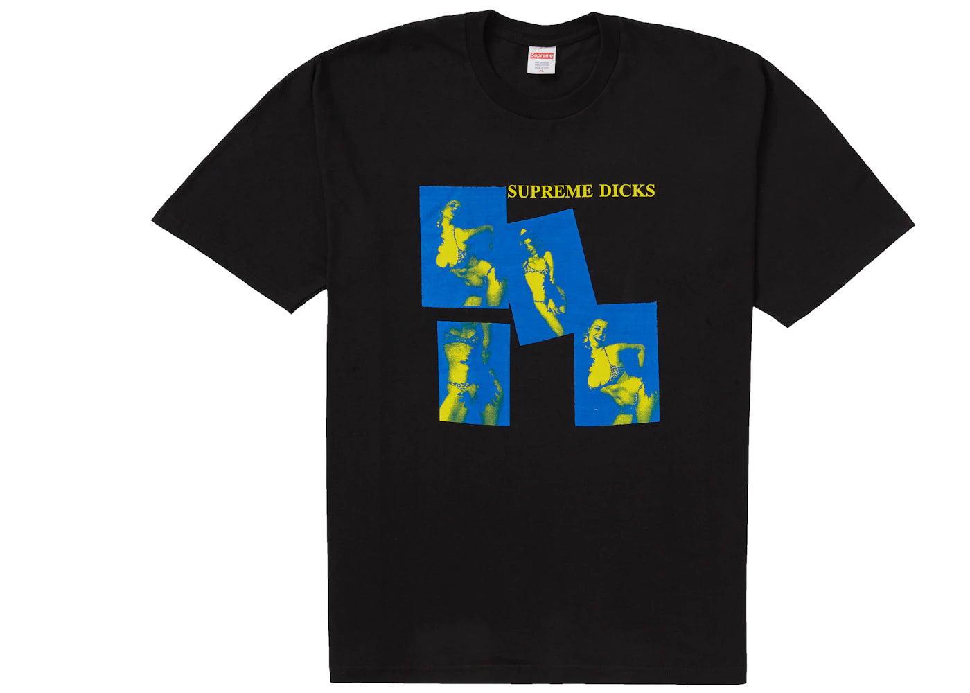 Supreme Supreme Dicks Tee Black - vue secondaire A