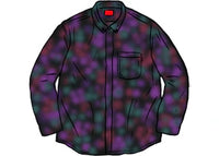 Supreme Digi Floral Corduroy Shirt Navy