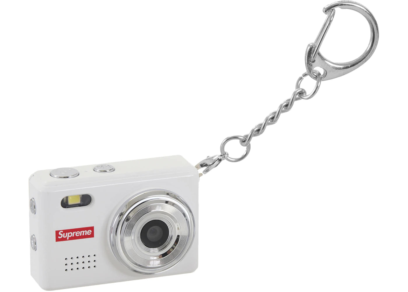 Supreme Digital Camera Keychain White