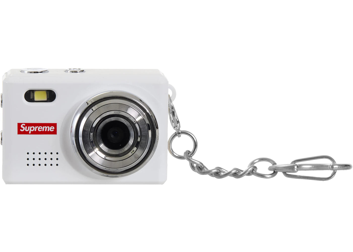 Supreme Digital Camera Keychain White