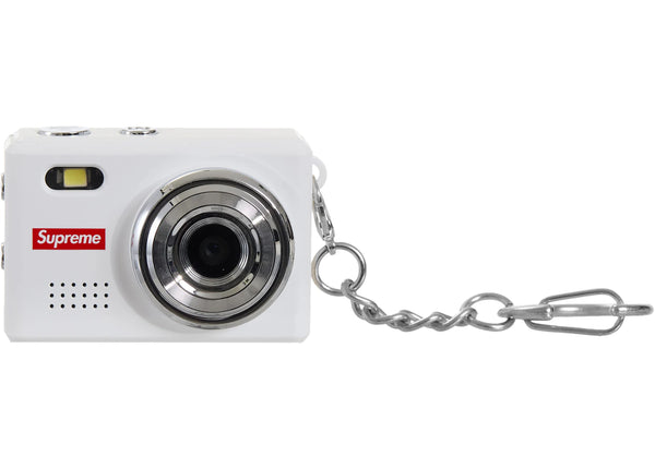 Supreme Digital Camera Keychain White
