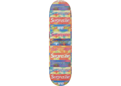Supreme Distorted Logo Skateboard Deck Yellow - authentic Supreme product