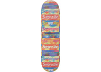 Supreme Distorted Logo Skateboard Deck Gelb
