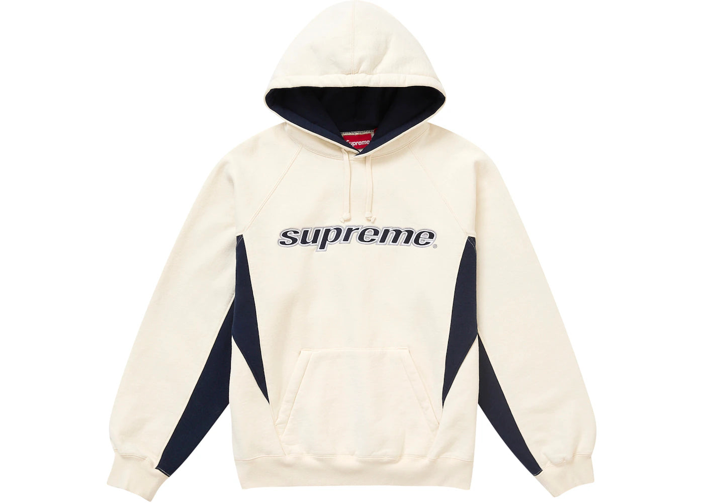 Supreme Division Hooded Sweatshirt Natural - vue secondaire A