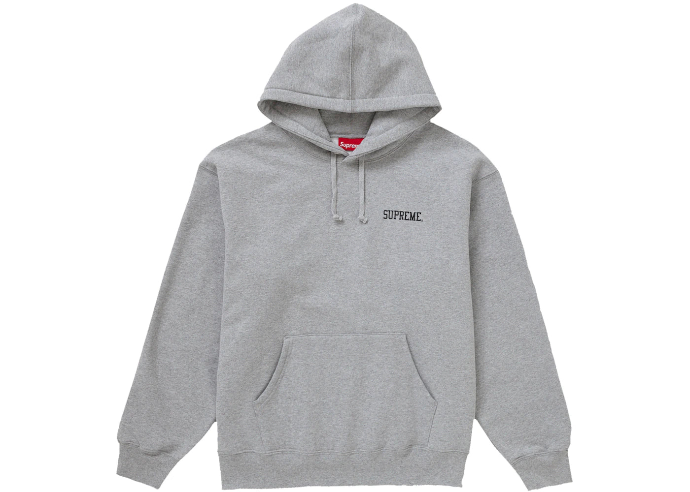 Supreme Doggs Hooded Sweatshirt Heather Grey - vue secondaire B