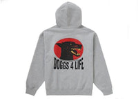 Supreme Doggs Hooded Sweatshirt Heather Grey