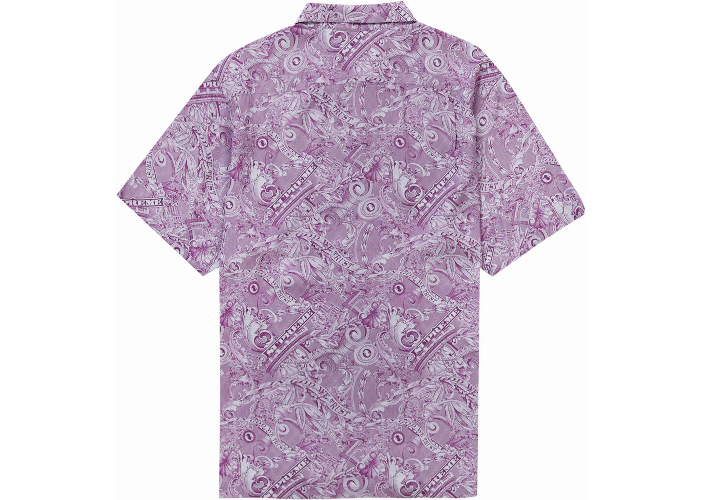 Supreme Dollar S/S Shirt Purple - vue secondaire B