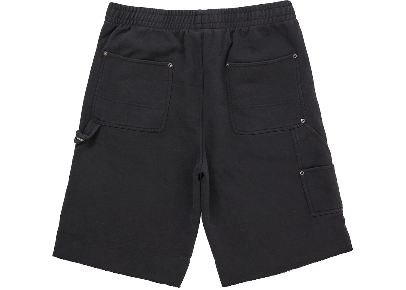 Supreme Double Knee Painter Sweatshort Black - vue secondaire B