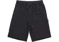 Supreme Double Knee Painter Sweatshort Black