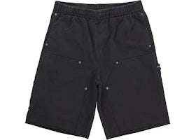 Supreme Double Knee Painter Sweatshort Black