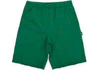 Supreme Double Knee Painter Sweatshort Green