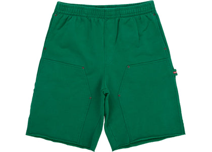 Supreme Double Knee Painter Sweatshort Green - product view 2
