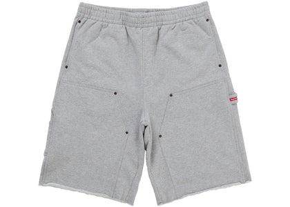 Supreme Double Knee Painter Sweatshort Grey - product view 2