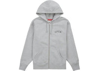 Supreme Doughboy Zip Up Hooded Sweatshirt Heather Grey
