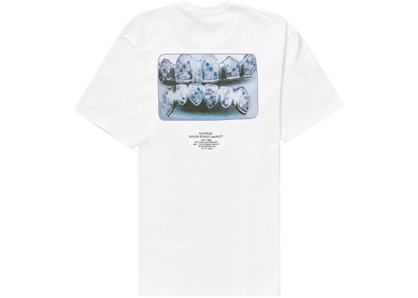 Supreme Dover Street Market 10th Anniversary Tee White - vue secondaire A