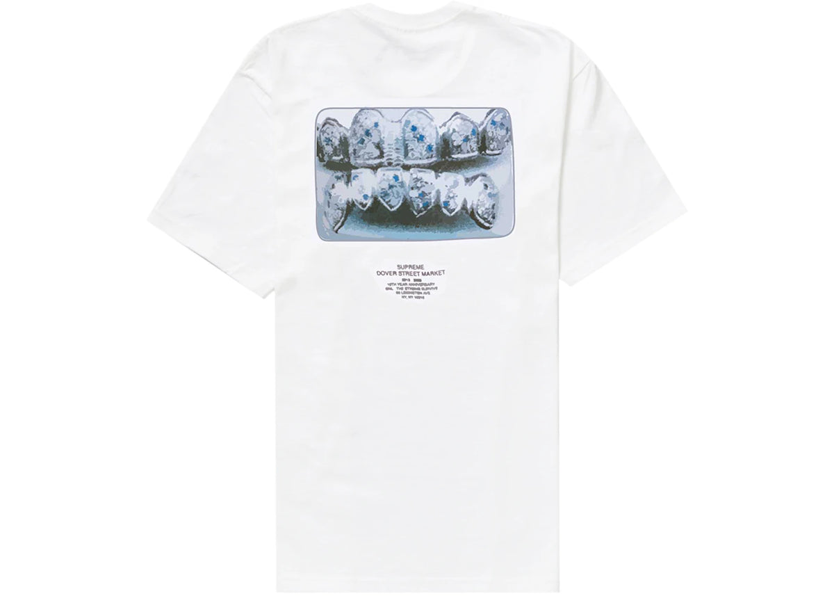 Supreme Dover Street Market 10th Anniversary Tee White - vue 360