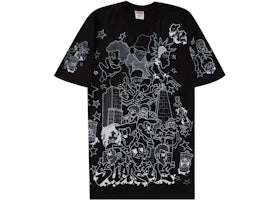 Supreme Downtown Tee Black - vue 360