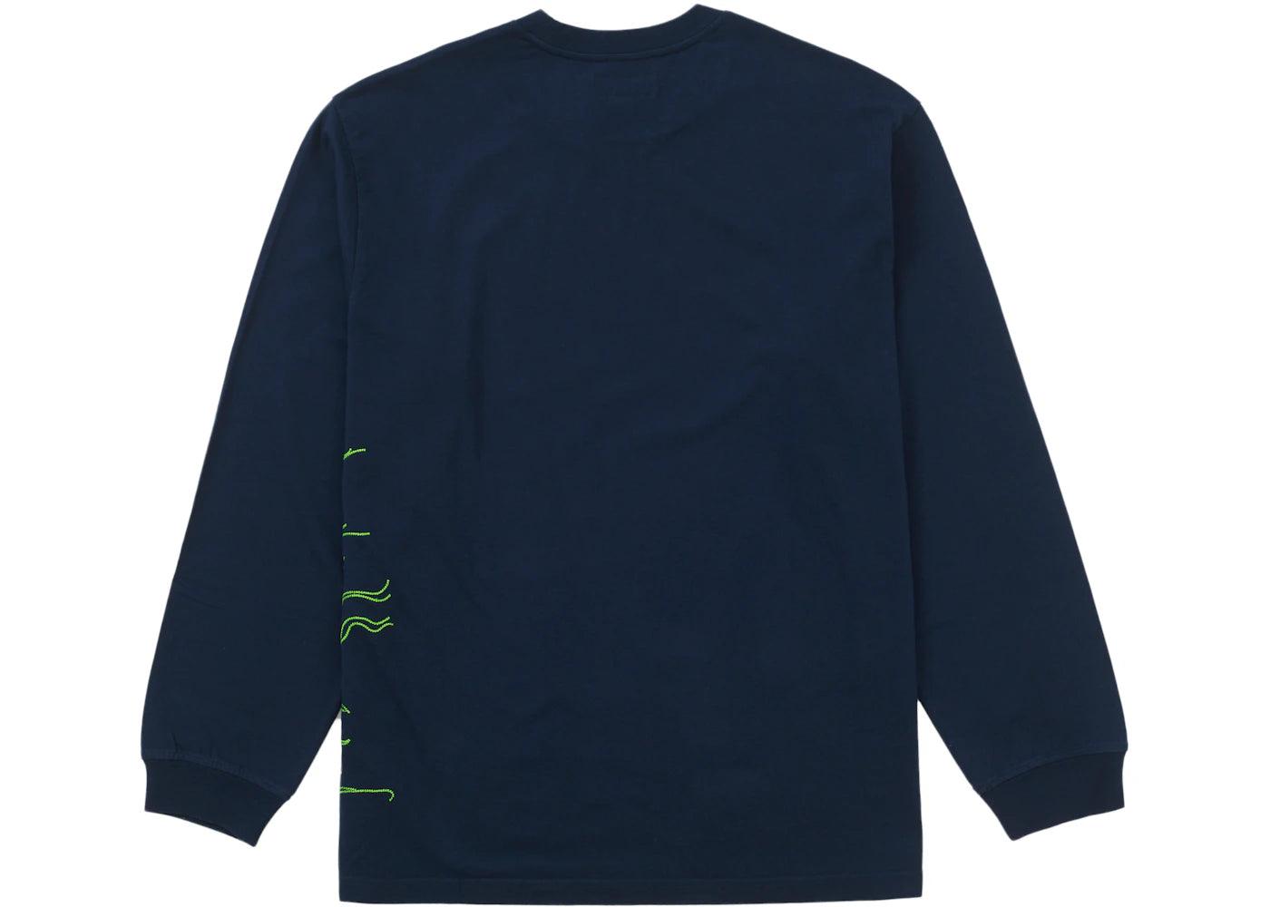 Supreme Dragon Embroidered L/S Top Navy - vue secondaire B