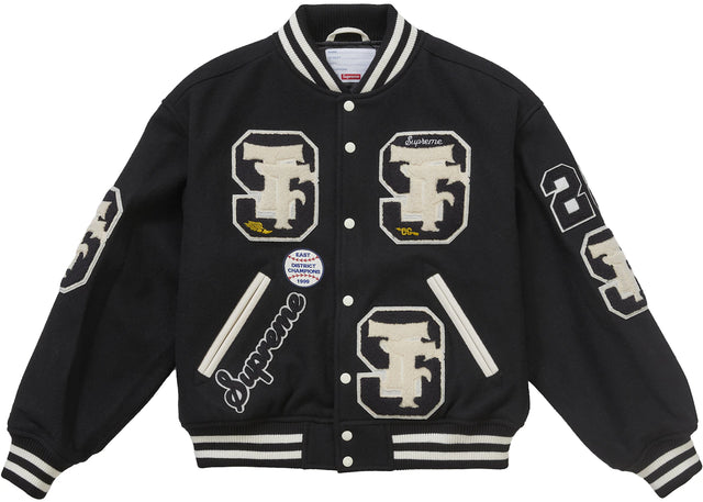 Supreme Drill Team Varsity Jacket Black