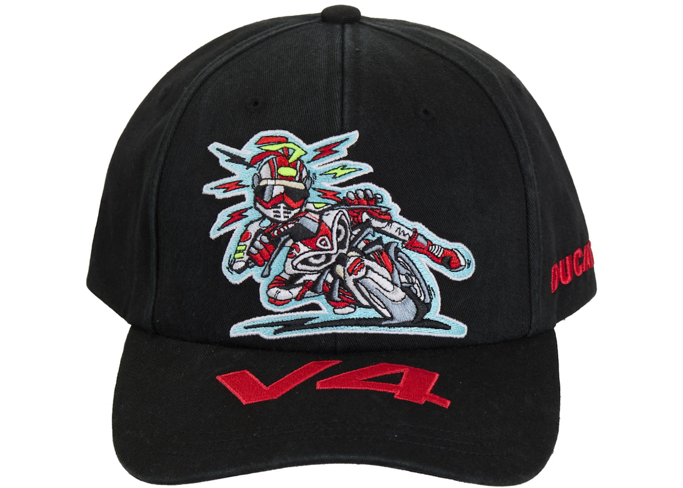 Supreme Ducati 6 Panel Hat Black - vue secondaire B