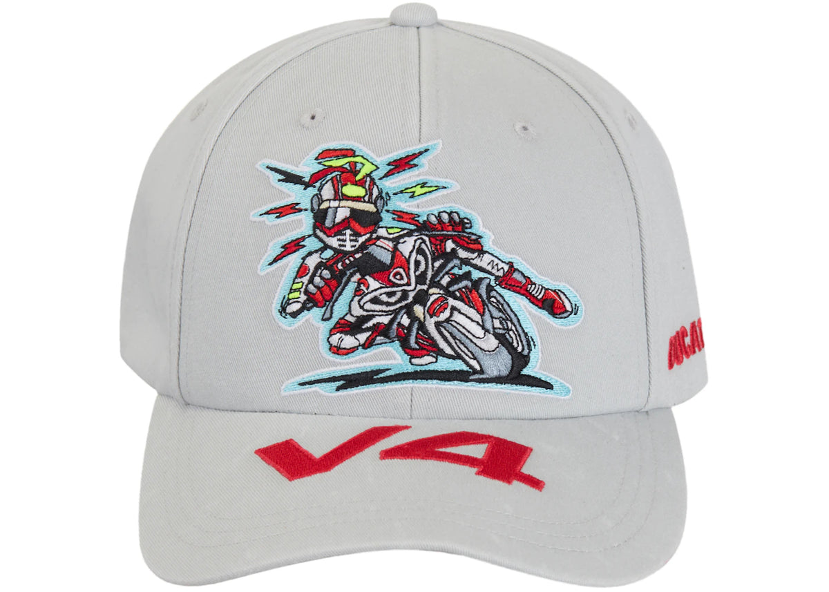 Supreme Ducati 6 Panel Hat Grey - vue secondaire B