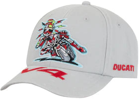 Supreme Ducati 6 Panel Hat Grey