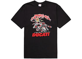 Supreme Ducati Bike Tee Black - vue 360