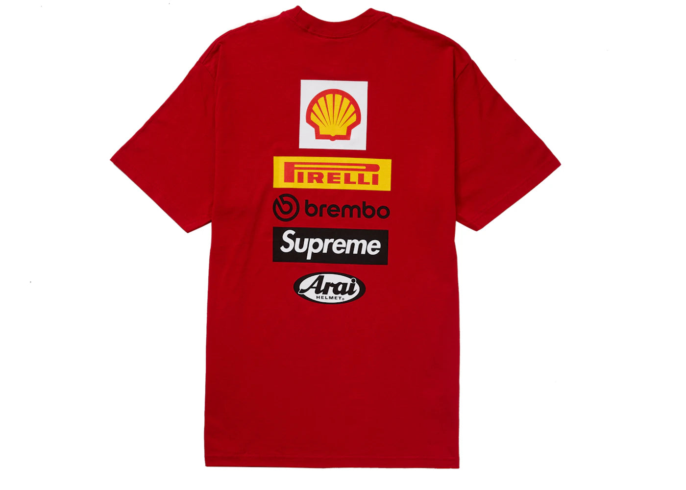 Supreme Ducati Logo Tee Red - vue secondaire A