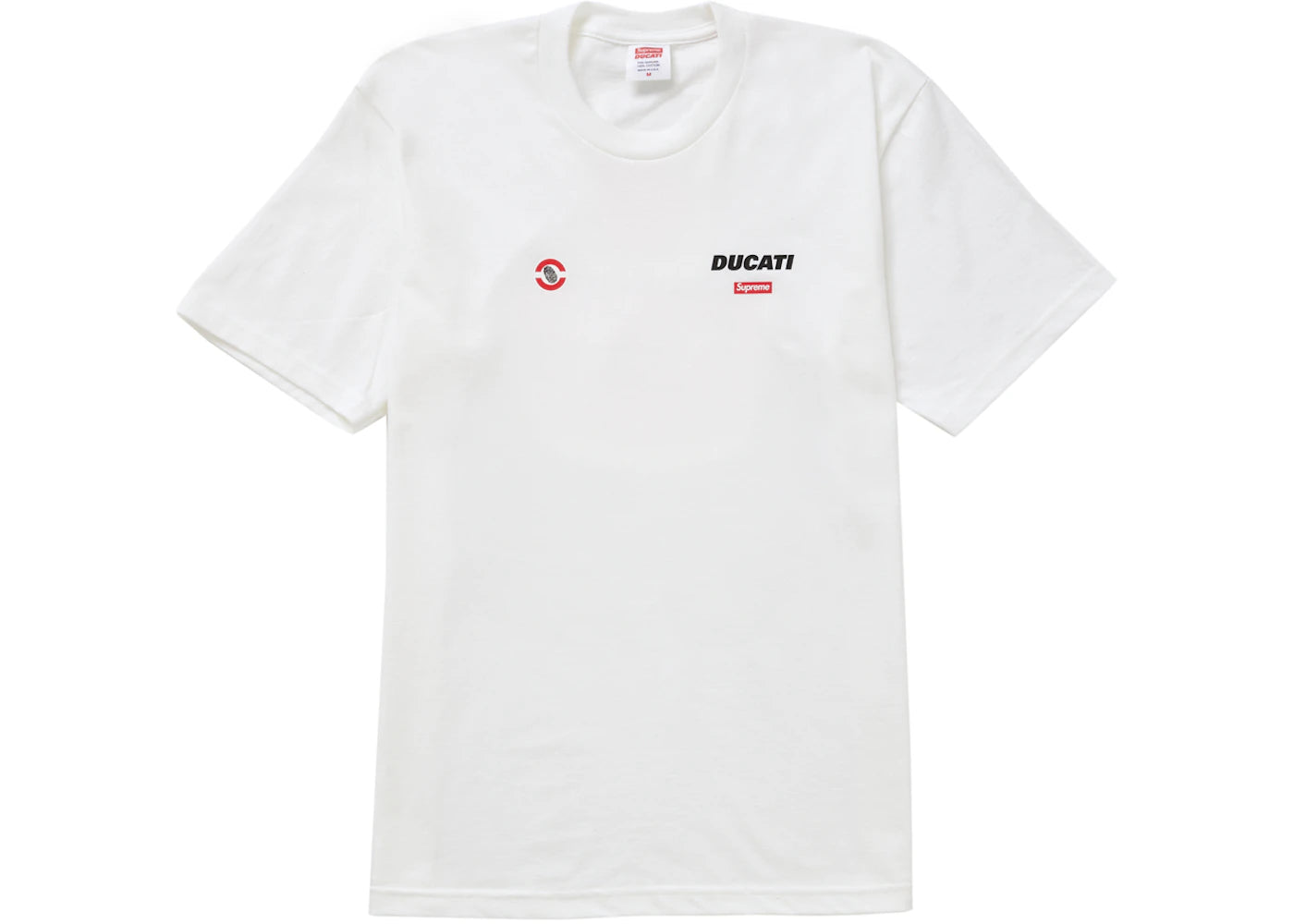 Supreme Ducati Logo Tee White - vue secondaire A