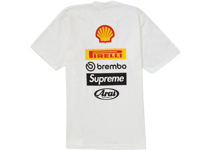 Supreme Ducati Logo Tee White - authentic Supreme product