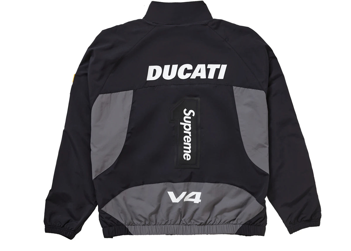 Supreme Ducati Track Jacket Black - vue secondaire B