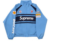 Supreme Ducati Track Jacket Light Blue