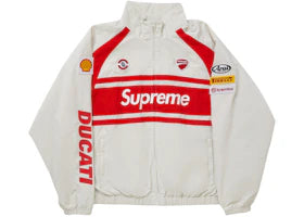 Supreme Ducati Track Jacket Light Grey - vue 360