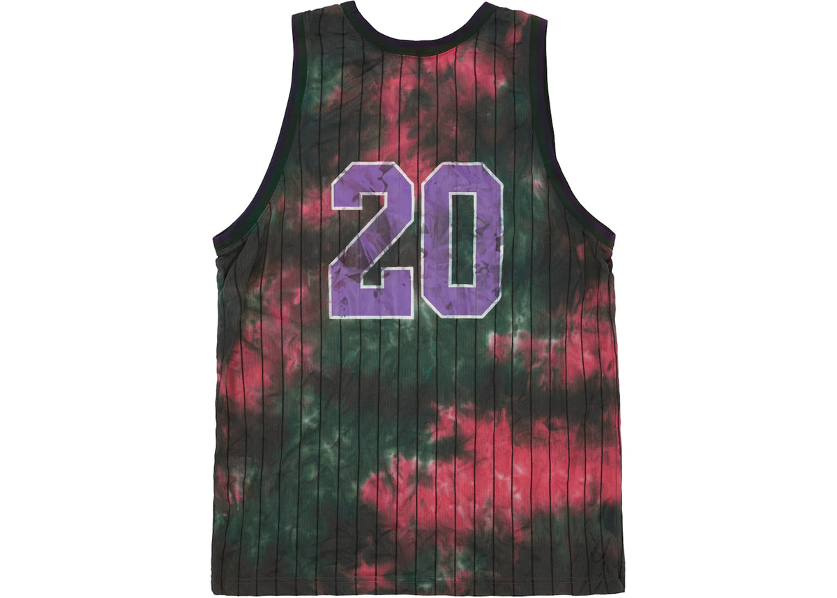 Supreme Dyed Basketball Jersey Green - vue secondaire B