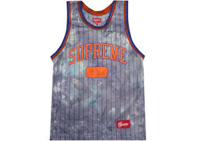 Supreme Dyed Basketball Jersey Royal - authentic Supreme apparel