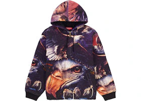 Supreme Eagle Hooded Work Jacket Pink